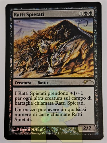 Ratti Spietati / Relentless Rats ® FOIL DCI Promo ® Magic MTG ® Italiano ® EX+ - Picture 2 of 8