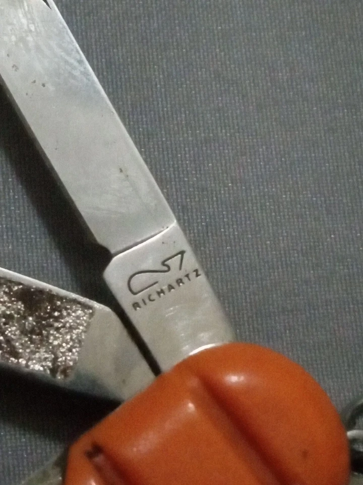 Cuchillo de Bolsillo Llavero Richartz De Colección Multi Herramienta Extremadamente Raro Único Alemania Foto 2 de 4