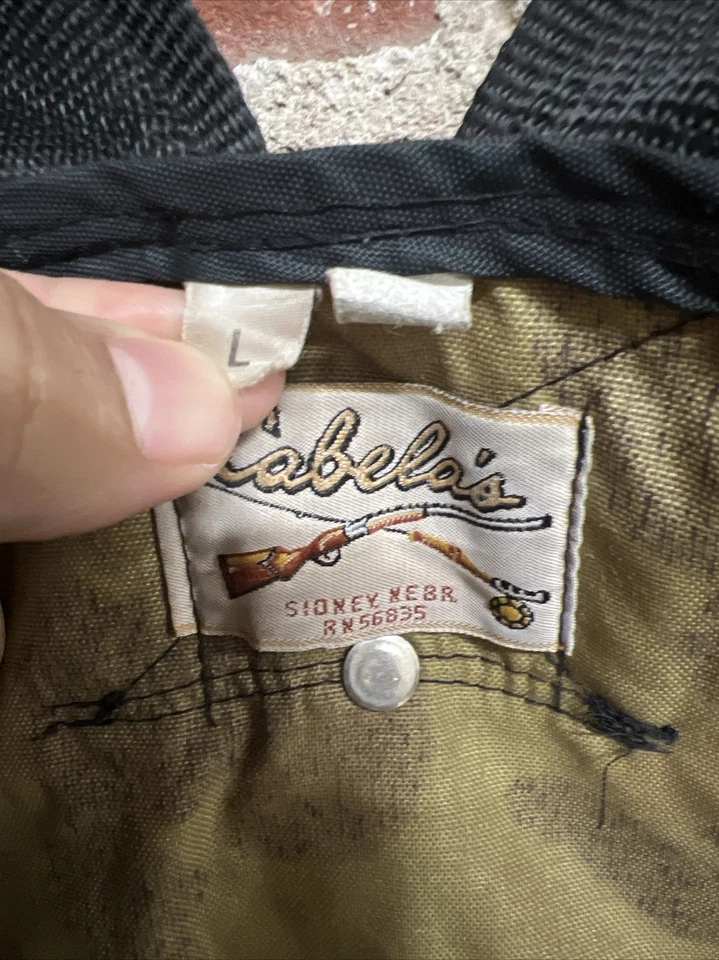 VTG Cabela's Duck Camo Hunting Vest USA Cargo Pockets Detachable Game Pouch L - Image 3 of 3