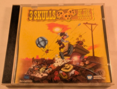 3 Skulls of The Toltecs PC CD-ROM 1996 MS-DOS Windows Warner Interactive Retro