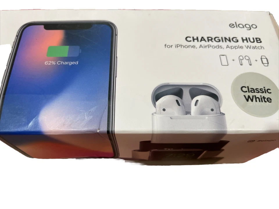 Elago 3合1充电集线器适用于苹果品牌产品-不包括电缆 — 第 2/4 张图片