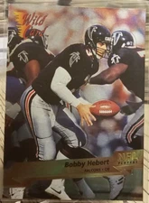 1993 Wild Card Superchrome Bobby Hebert #226 Atlanta Falcons