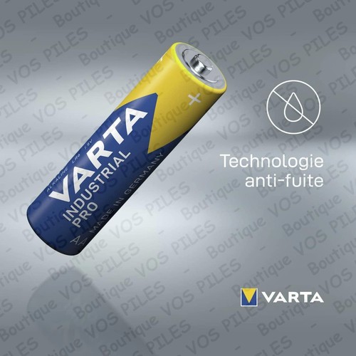 Piles LR6 AA MN1500 E91 LR06 AM3 Varta Industrial ( Alcaline 1,5V 2970 mAh ) - Photo 3/11
