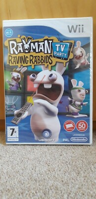Rayman Raving Rabbids: TV Party (Nintendo Wii, 2008) Brandneu und Sealed