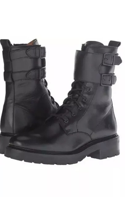 frye combat boots julie