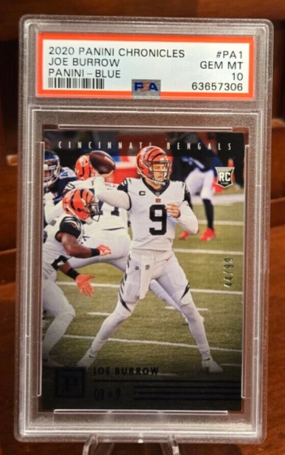 Joe Burrow Panini Chronicles Panini #PA1 Blue