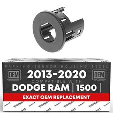 Parking Sensor Bezels for Dodge Ram 1500 - Front Bumper, Plastic.