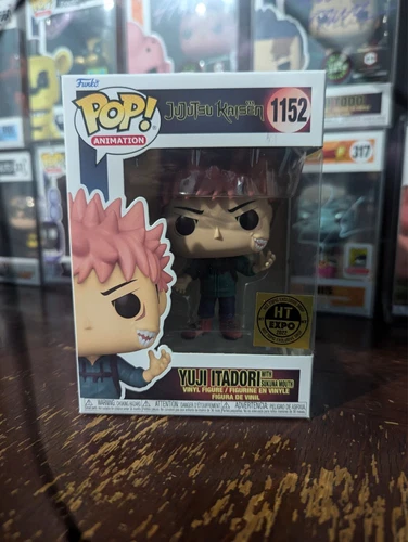 Funko Pop Jujutsu Kaisen YUJI ITADORI Sukuna Mouth #1152 HT EXPO With Protector