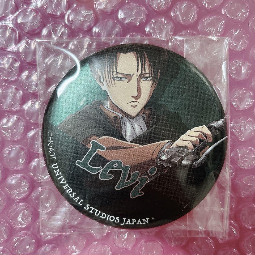Attack On Titan Usj Levi Can Badge Batch