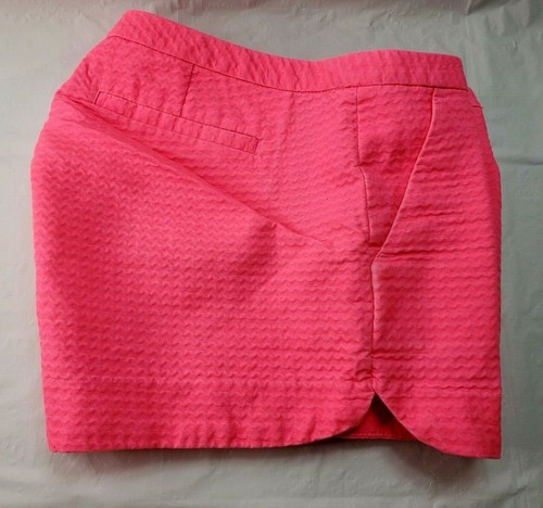 Pantalones cortos para mujer Lilly Pulitzer 00 rosa liso frontal plano águila - Imagen 9 de 9