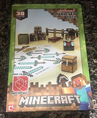 Jazwares Minecraft Overworld utility pack Paper craft