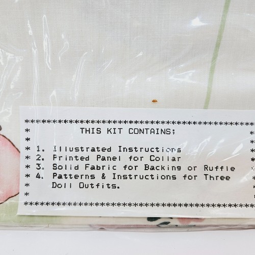 Daisy Kingdom Honey Bunny Kid's Designer Collar Kit #5006 Vintage Size 4,6,8 - Picture 11 of 12