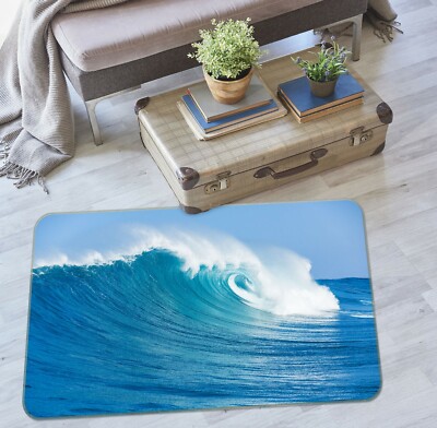 3D Beautiful Waves NAO6832 Game Rug Mat Elegant Photo Carpet Mat Fay