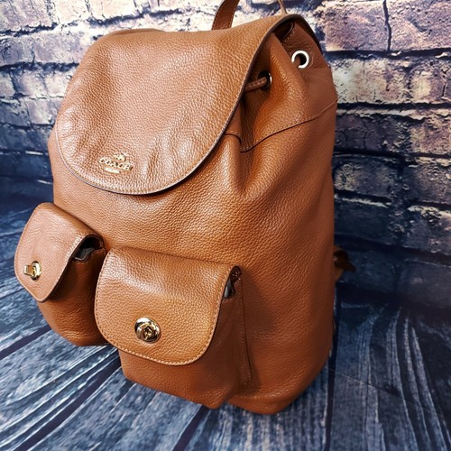 Rare Coach Billie Pebbled Leather 