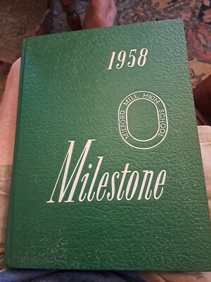  1958 Millford Mill High School Yearbook Maryland Md. Baltimore Co. ''Milestone''