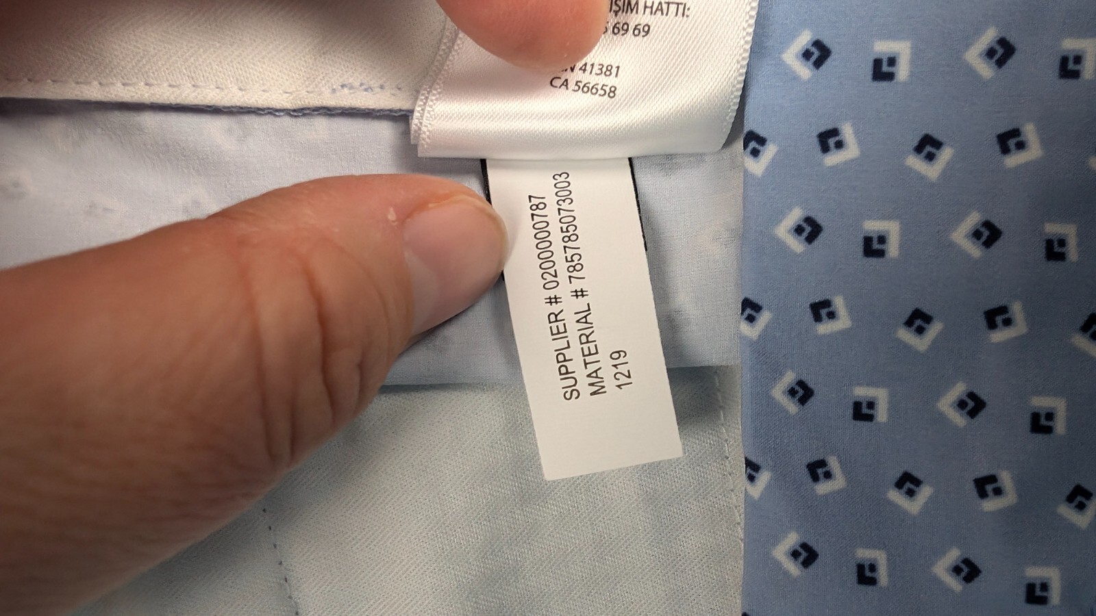 RLX Ralph Lauren Performance Golf Chino Shorts Mens 40 Light Blue Geometric thumbnail 7