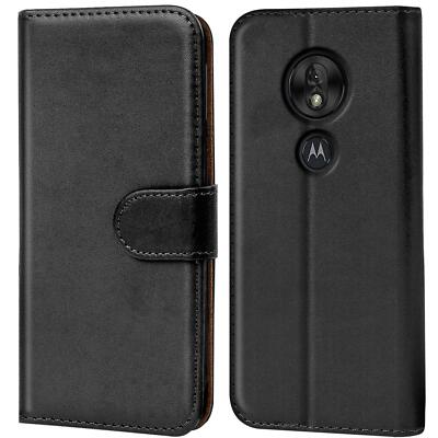 Schutz Hülle Für Motorola Moto G7 Play Handy Klapp Schutz Tasche Book Flip Case