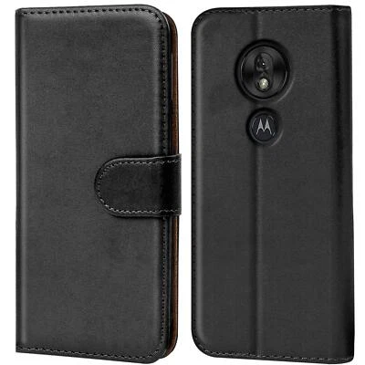 ATS-DISCOUNTER Schutz Hülle Für Motorola Moto G7 Play Handy Klapp Schutz Tasche Book Flip Case