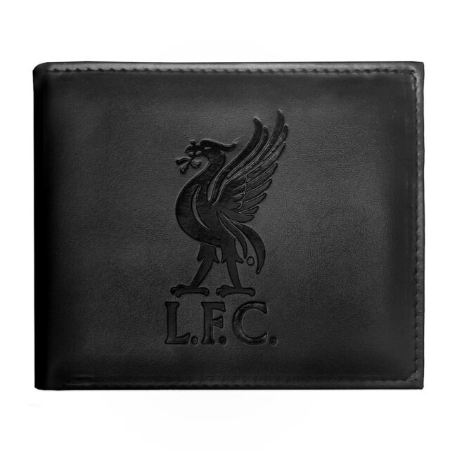 Liverpool FC Mens Wallet Leather Embossed Crest OFFICIAL Football Gift