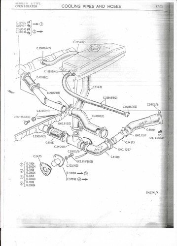 Jaguar XKEV12 Etype 71-74 Original Coolant Pipes Each. Time Warp Find - 第 1/11 張圖片