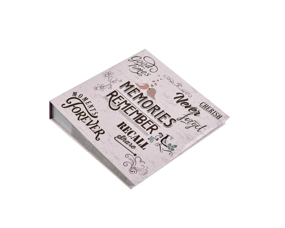 Photo Album Slip In Case Memo Photograph For 200 x 4 x 6'' picture, Purple  - Image 3 of 4