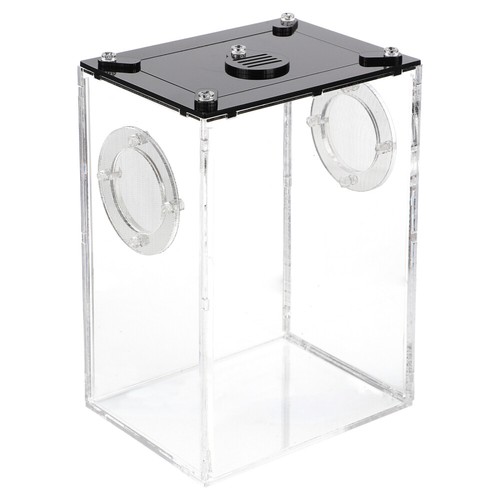 Reptile Box for Gecko Mantis and Spider with Acrylic Transparent Design