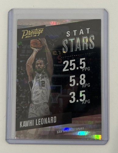 2017-18 Panini Prestige Stat Stars Horizon Kawhi Leonard #10