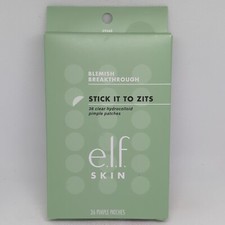 2 Elf Skin Stick To Zits Pimple Patches, 36 Count Each
