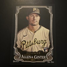 2024 Topps Allen & Ginter  Nick Gonzales BLACK BASE & ROOKIE CARD SP