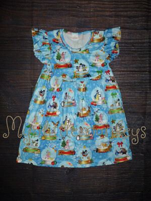white christmas dresses Mickey and Minnie Christmas Dress Disney Christmas Outfit Snowflake Red Skater Dress S main image 0