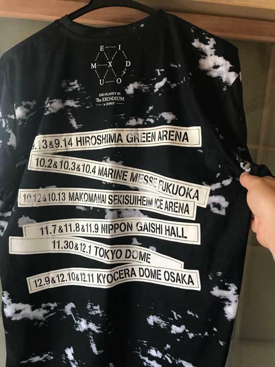 EXO PLANET 3 The EXO'rDIUM in JPN T-shirt Size M Black official