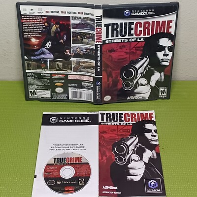 True Crime New York City/Streets Of LA/DVD GameStop Gamecube CIB