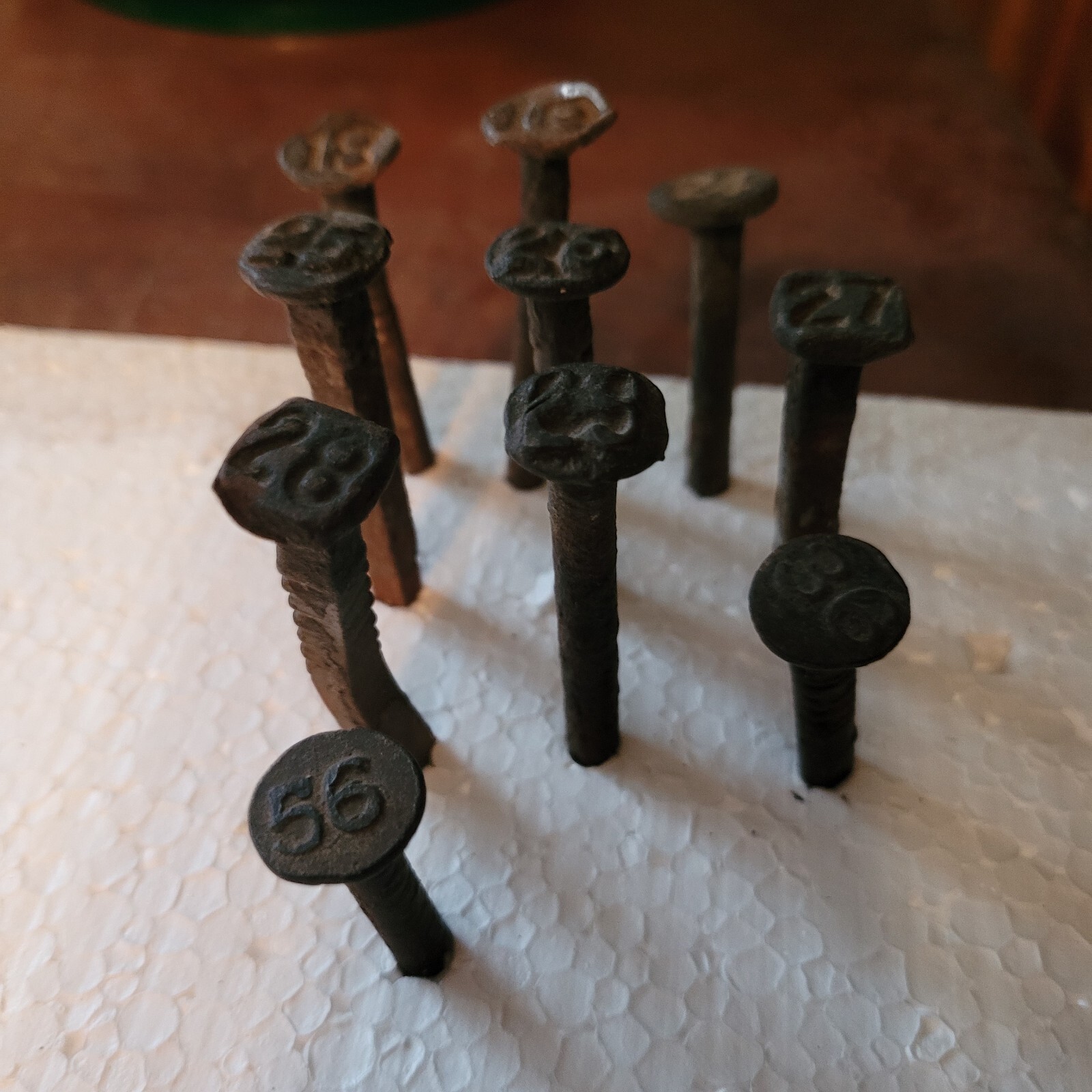 Vintage Railroad Date Nails, some GTR eBay