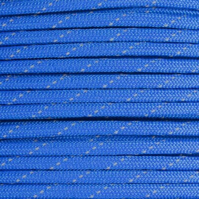 550 LB Paracord with Reflective Tracers - Type III, 7 Strand Core- 250' & 1000'
