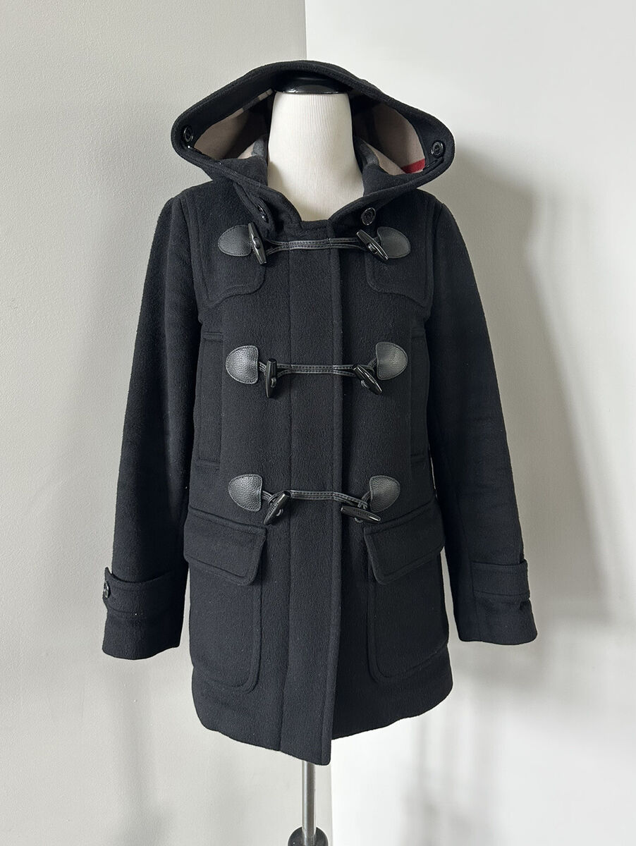 Burberry Brit 100% Wood Black Duffle Coat 4 | eBay Burberry Brit 100% Wood Black Duffle Coat 4 | eBay