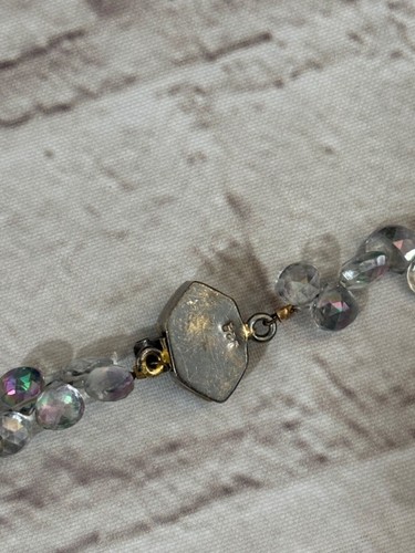 Vintage Faceted Beaded Necklace with Amethyst 925 silver - Bild 10 von 13