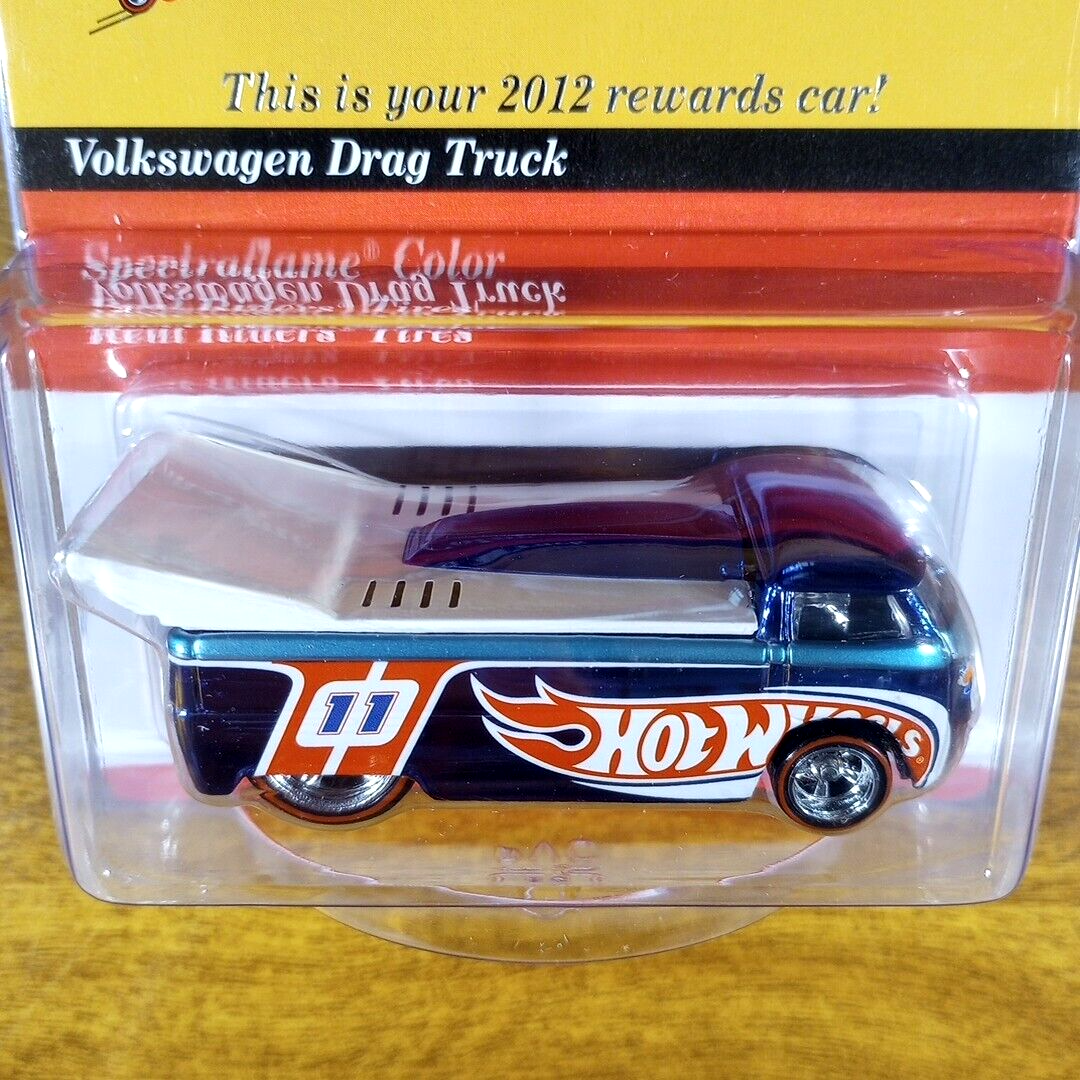 Hot Wheels RLC VW Volkswagen Drag Truck 5777/6655 Blue 2012