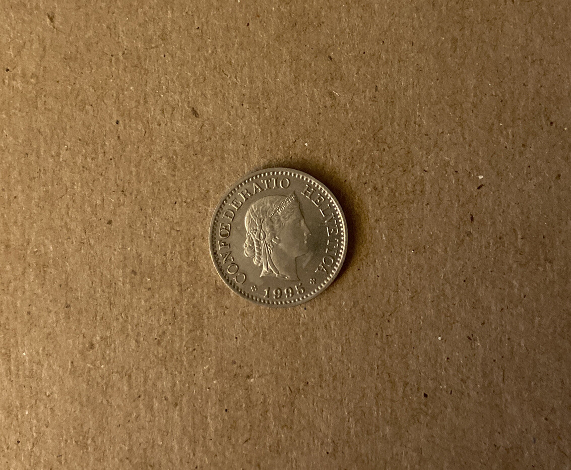 1995 Switzerland Confederatio Helvetica 10 Rappen Coin | eBay