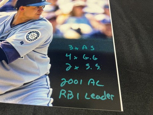 Bret Boone Mariners Signed Auto 11x14 Photo w/ Accolades Inscriptions BAS COA - Picture 3 of 5