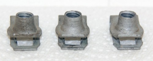 (3)- 5/16” - 18 U-Nut Clip No-Slip Clip-On Barrel Nut 9291