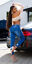 thumbnail 4 - Jeans High Waist Damen Skinny Jeans Jeanshose Used Look Push Up