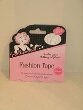 Hollywood Secrets FASHION TAPE 10 Easy Clear Double-Stick Strips Clothing Place