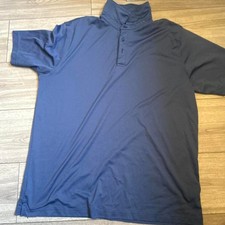 Unbranded Men's Navy and Blue Polo-shirts