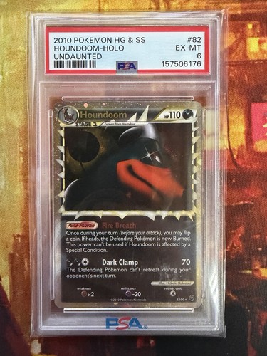 Houndoom graded PSA 6 for sale on eBay