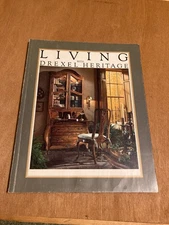 Vintage 1981 Living With Drexel Heritage Color Catalog Volume one Furniture book
