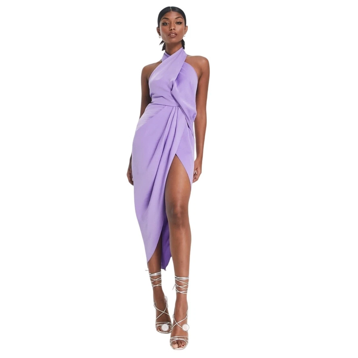 asos purple wedding guest dress ASOS Princess Style Wedding Guest Dress