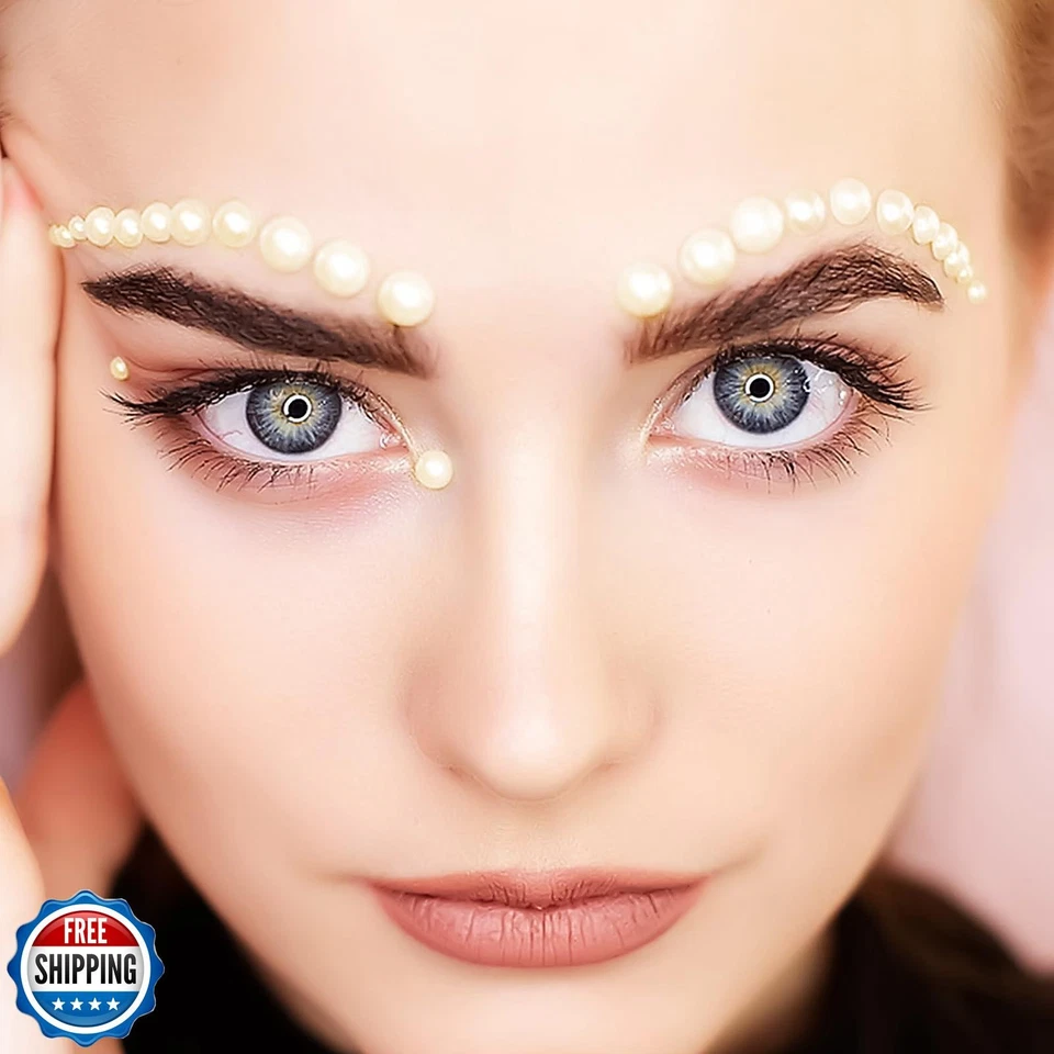 975 piezas gemas faciales gemas para el cabello, joyas faciales autoadhesivas joyas para ojos pedrería  Foto 4 de 4