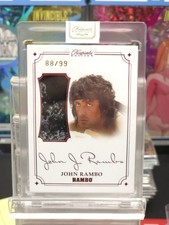 John Rambo 2024 Keepsake Edition Laser Signature 88/99 Gun Strap Relic