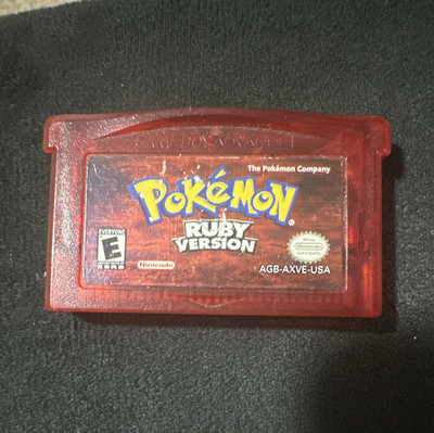Nintendo Pokémon Ruby Version Game Boy Advance, Authentic, Cartridge only