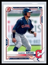 2021 Bowman #BP-89 Gabriel Arias 1st Paper Prospect RC Cleveland Indians